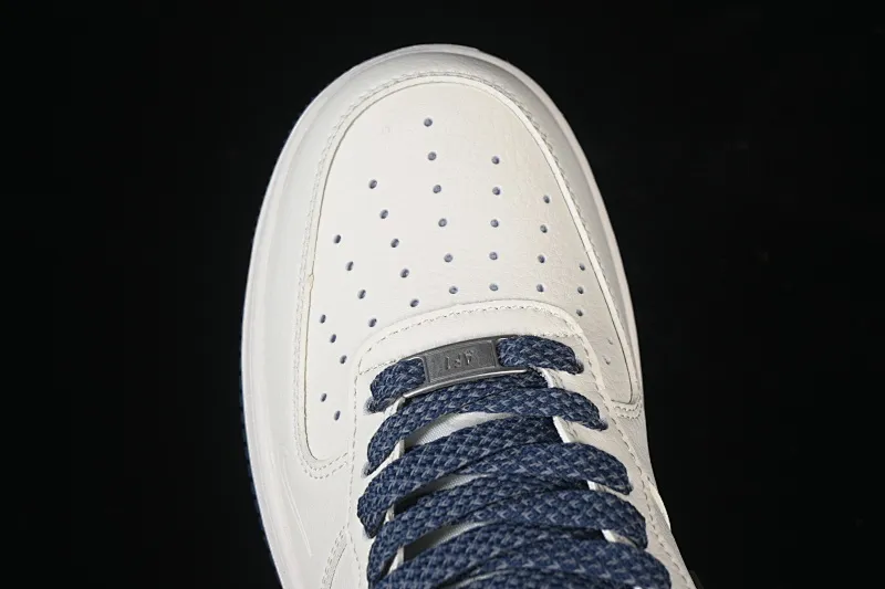 All categories Nk Air Force 1 Air Force series Nk Air Force 1 Low Air Force low-top Nike Air Force 1'07 Low Nike embossed off-white dark blue tree pattern Air Force 1 low-top casual sneakers SM6668-122